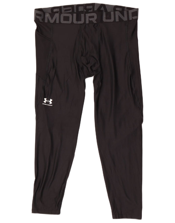 Мужские леггинсы с рисунком Under Armour Heat Gear 3XL, черный полиэстер