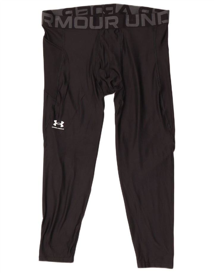 Мужские леггинсы с рисунком Under Armour Heat Gear 3XL, черный полиэстер