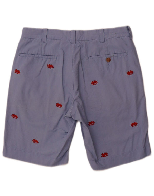 Мужские шорты чинос с абстрактным узором J. CREW W29, маленькие синие, хлопковые