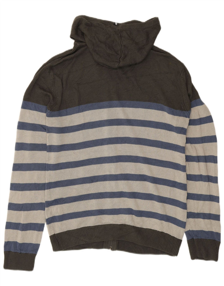 Мужской кардиган с капюшоном Rip Curl, средний серый в полоску