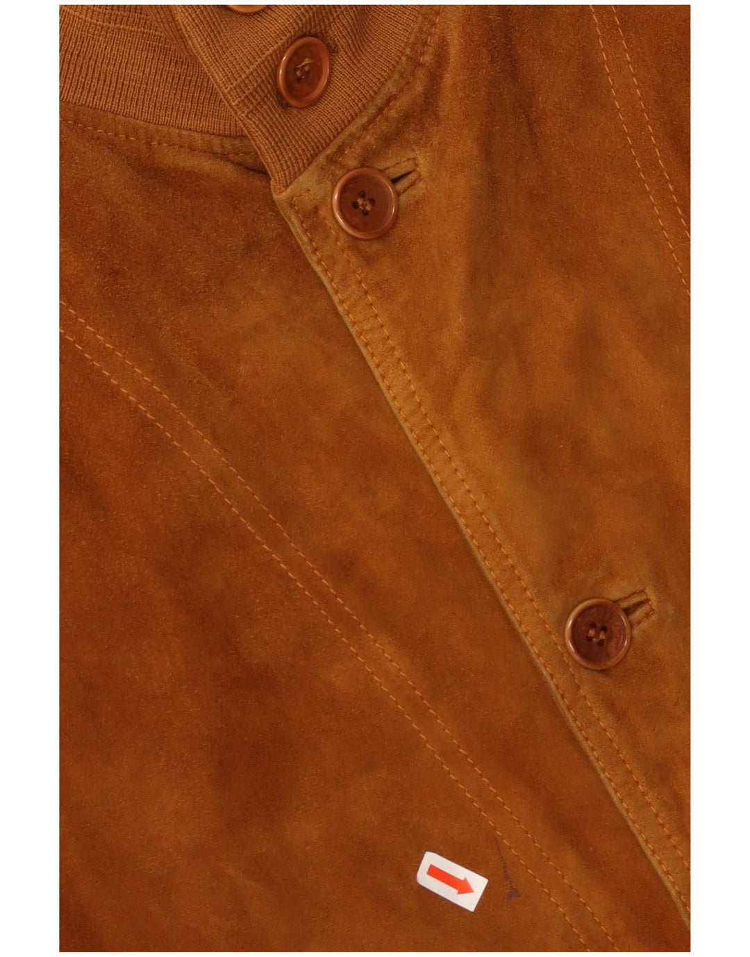 Мужской замшевый бомбер VINTAGE UK 42 XL, коричневый