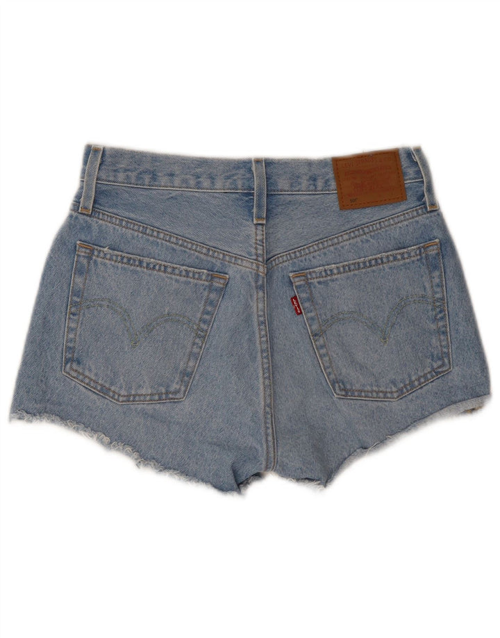 Женские джинсовые шорты Levi's 501 W26, маленькие синие, хлопок
