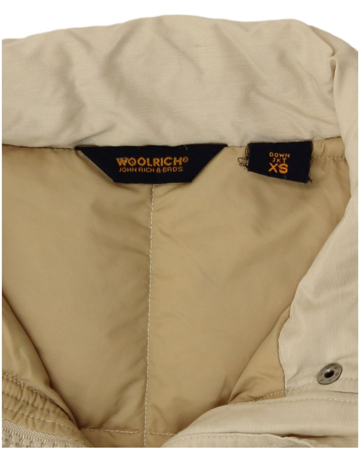 Женская стеганая куртка свободного кроя Woolrich UK 6 XS, бежевый полиамид