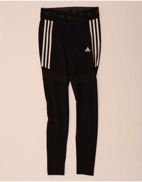 Женские леггинсы с рисунком ADIDAS Aeroready UK 12, средние, черные