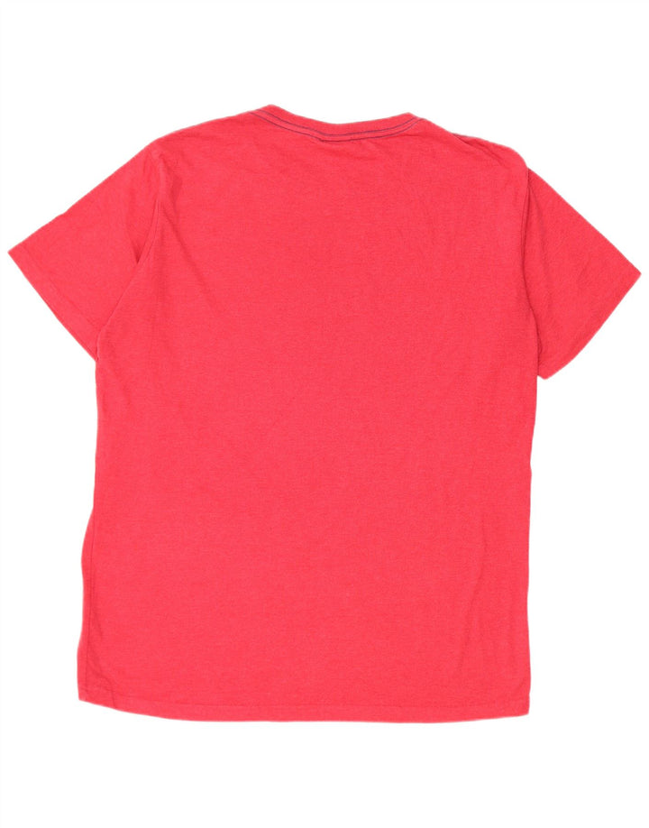 Мужская футболка с рисунком WEIRD FISH, большой красный хлопковый топ