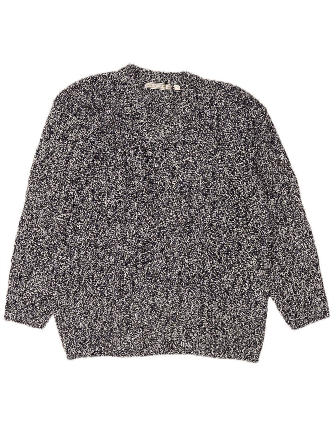 Мужской джемпер с v-образным вырезом Lotto, большой темно-синий акрил в крапинку