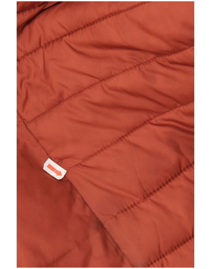 Мужская стеганая куртка Quiksilver UK 38 средний коричневый полиэстер