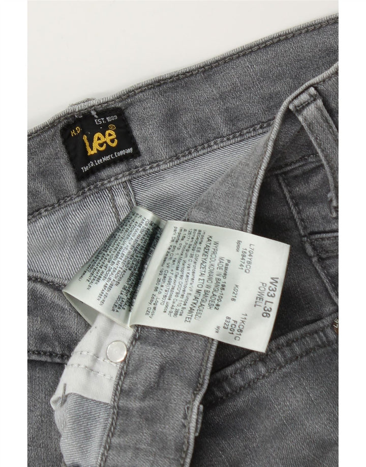 Мужские джинсы LEE Powell Slim W33 L32, серый хлопок