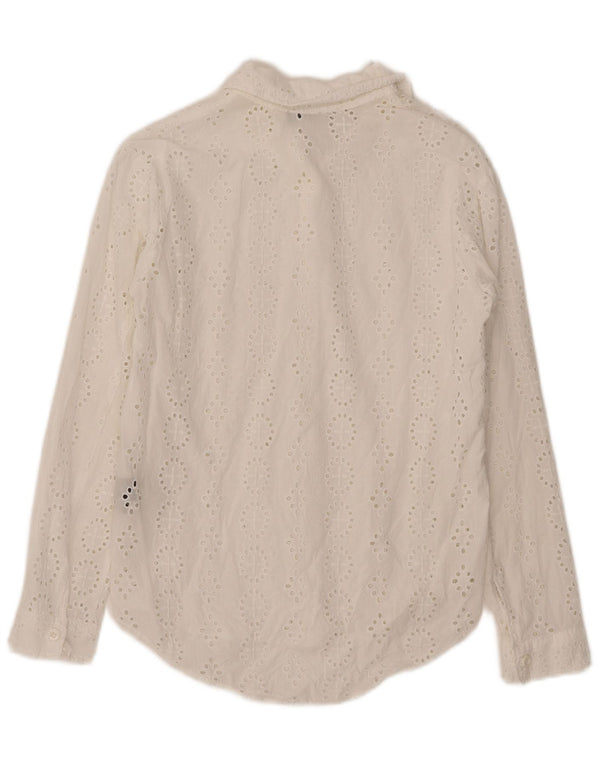 Женская рубашка Zara UK 6 XS, белый хлопок