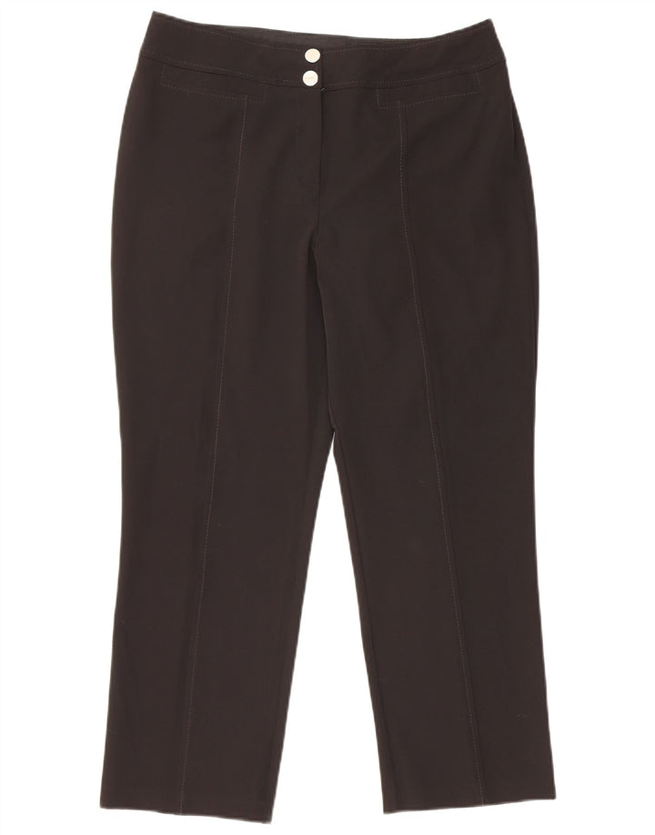 Женские укороченные брюки MARKS & SPENCER UK 12 Medium W30 L24 Черные