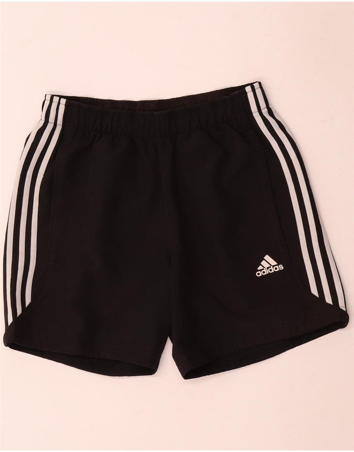 Мужские спортивные шорты Adidas Climalite, маленькие черные из полиэстера