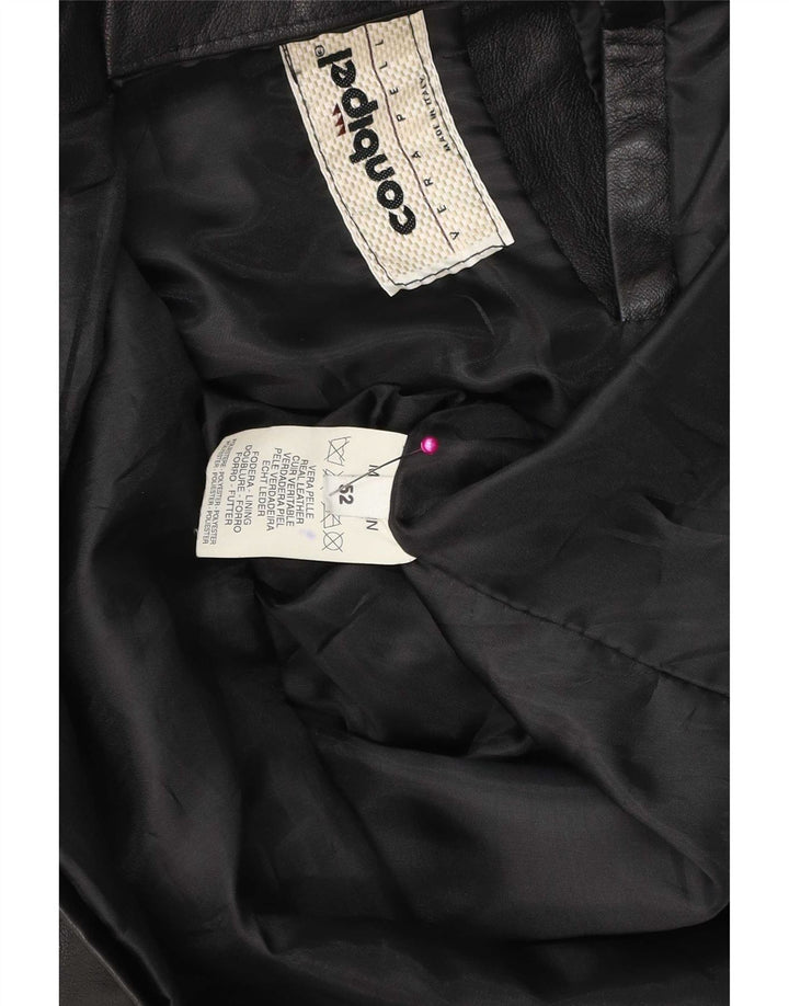 Мужская кожаная куртка Conbipel IT 52 Large Черная кожа