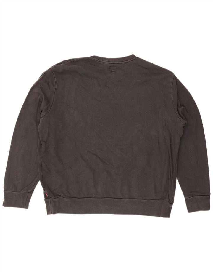 Мужской свитшот с рисунком Levi's, 2XL, черный, хлопок