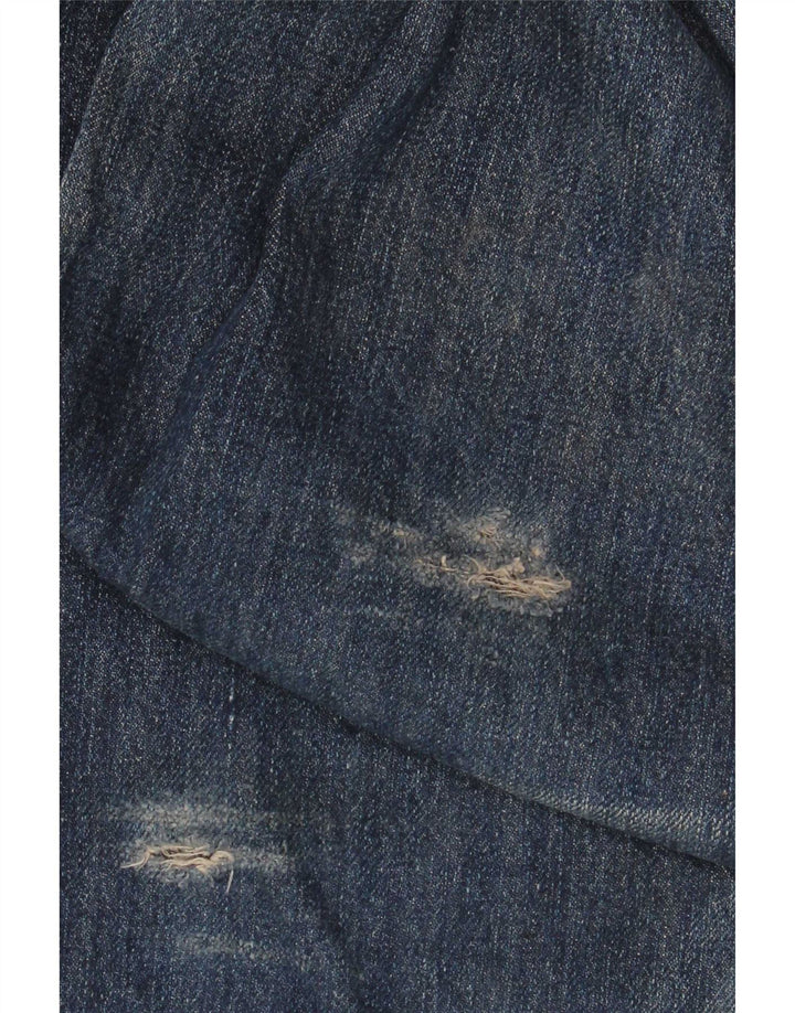 Мужские потертые широкие джинсы Levi's W29 L34, синий хлопок