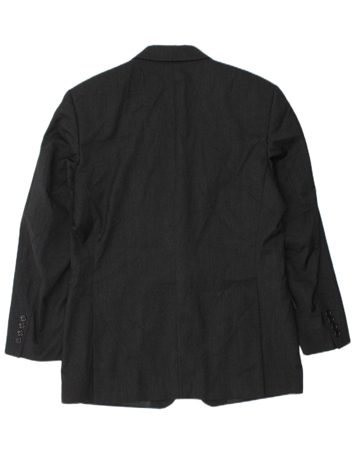 Мужской пиджак Pierre Cardin на 2 пуговицах, Великобритания 38, средний черный, новая шерсть