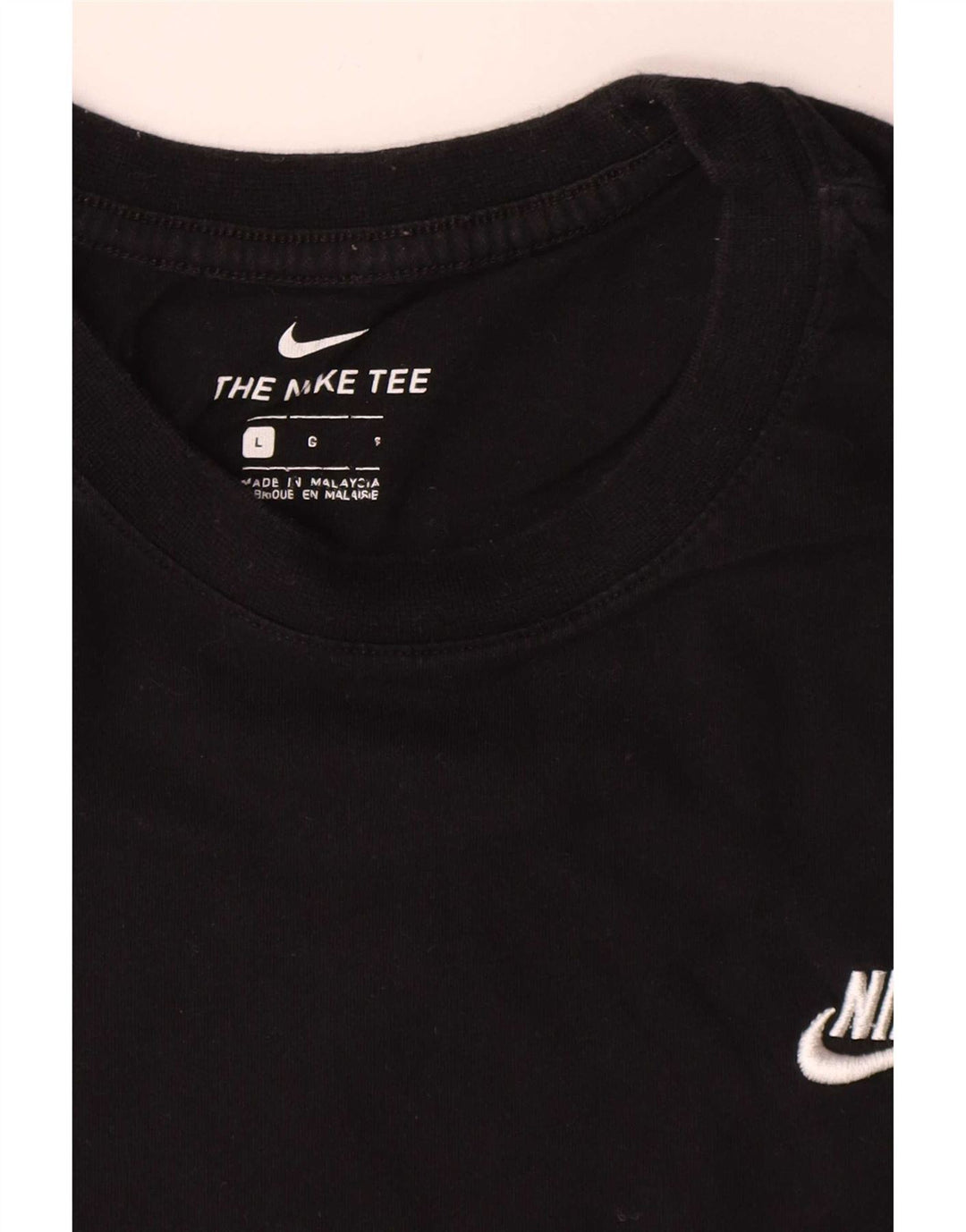 Мужская футболка Nike, большой черный хлопок
