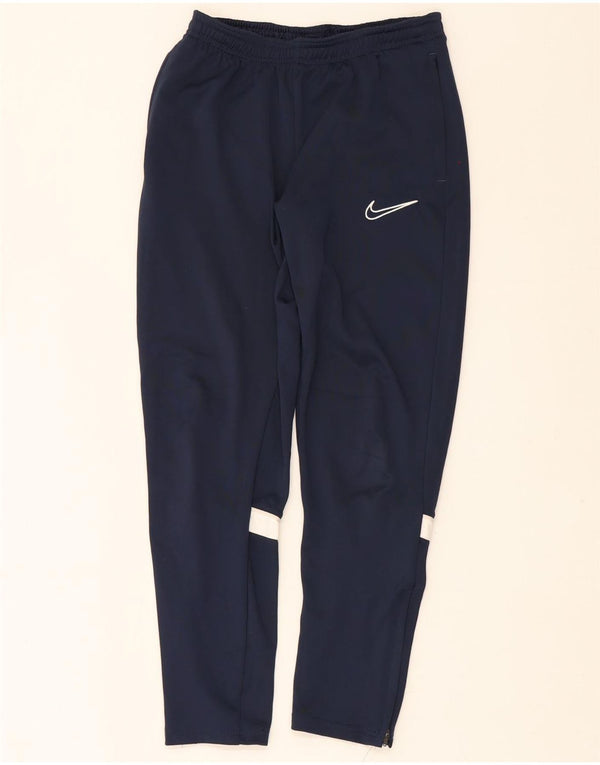Спортивные брюки Nike Dri Fit для мальчиков 13–14 лет XL, темно-синие с цветными блоками