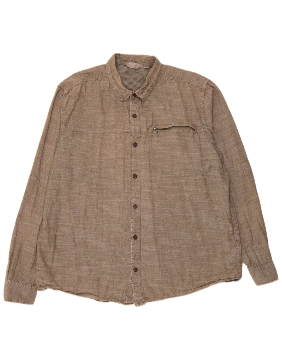 Мужская рубашка Mountain Warehouse 2XL, серая, хлопок