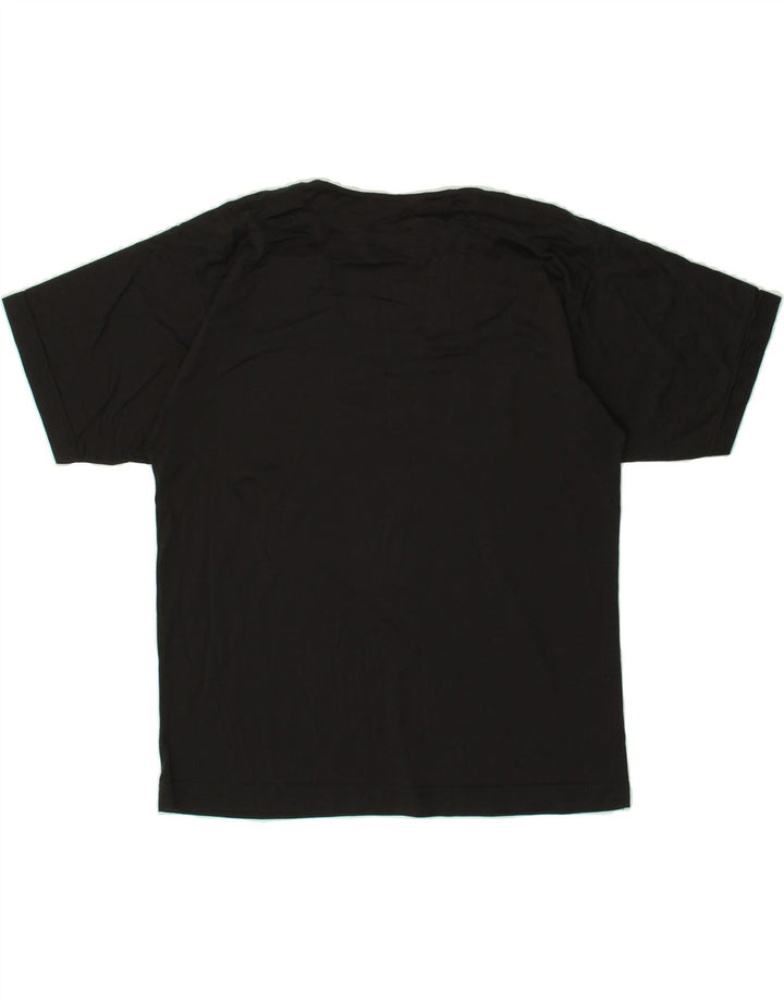 VINTAGE Womens Blouse Top UK 14 Medium Black Vintage Vintage and Second-Hand Vintage from Messina Hembry 