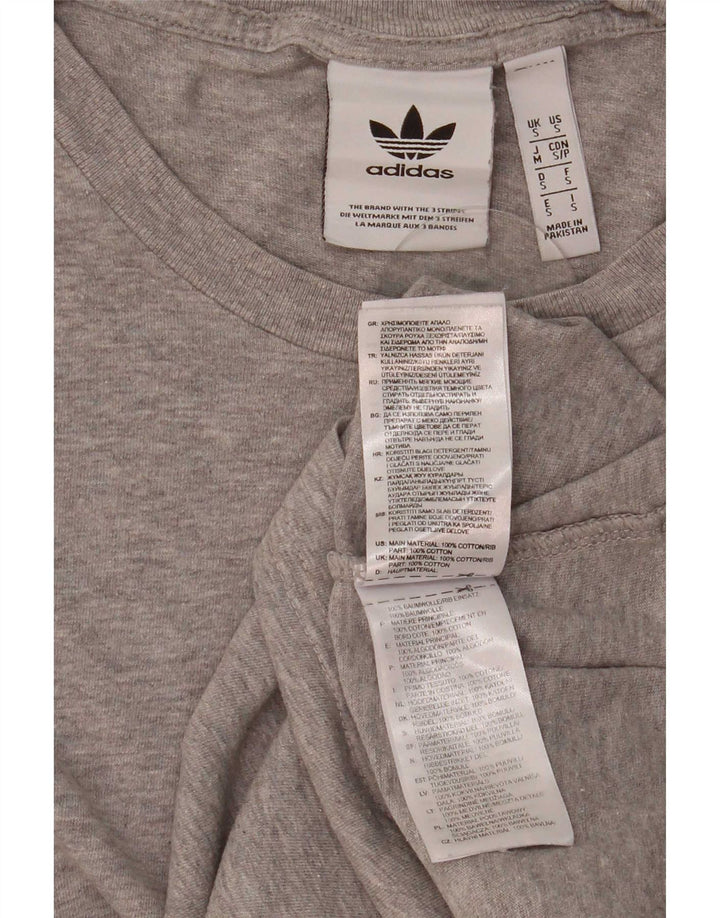 Мужская футболка Adidas Top Small Grey Cotton