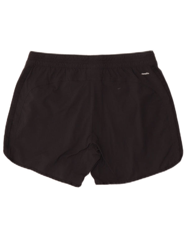 Женские спортивные шорты Adidas Climalite UK 12, средний черный нейлон