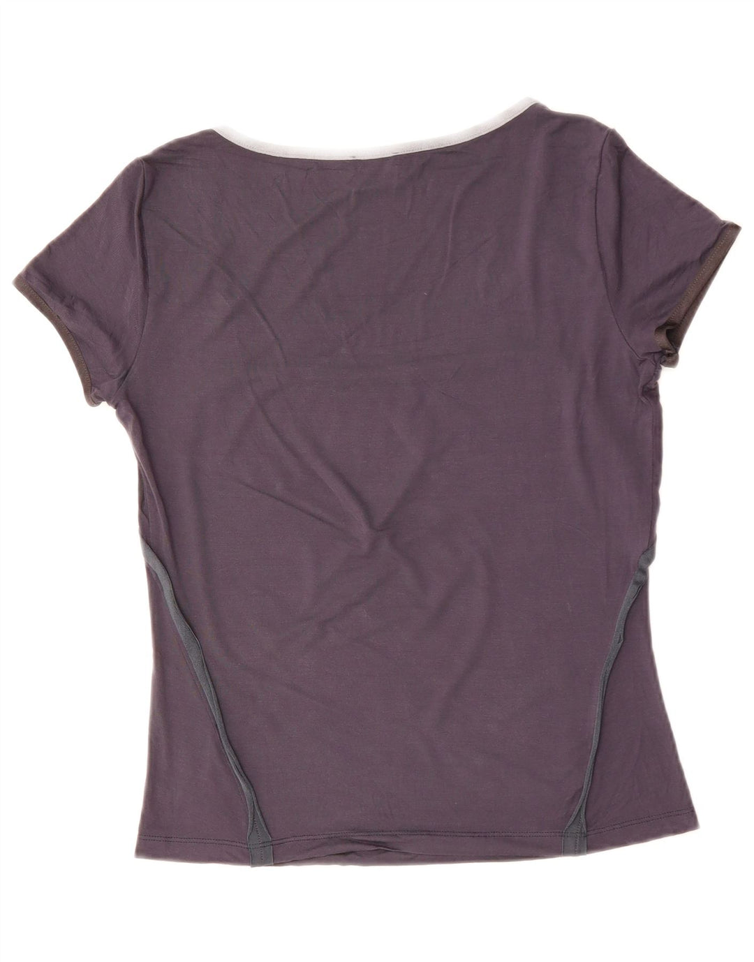 CERRUTI 1881 Женская футболка Top UK 12 Medium Navy Blue Вискоза