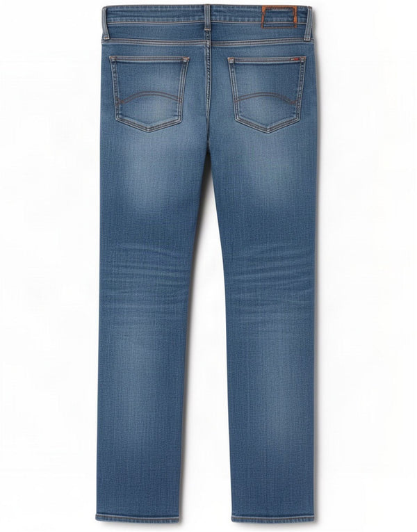 Мужские прямые джинсы Tommy Hilfiger W34 L32, синий хлопок