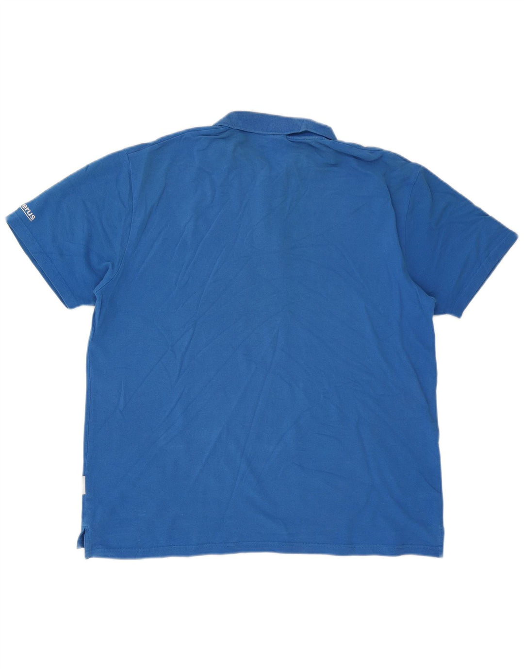 Мужская футболка-поло Adidas 2XL синяя, хлопок
