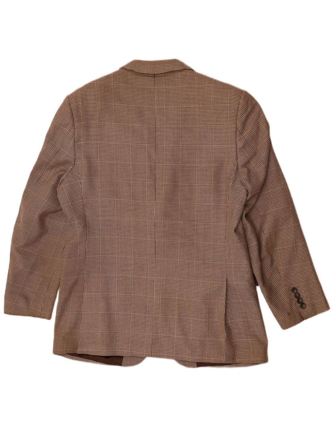 Мужской пиджак Aquascutum на 2 пуговицах, Великобритания, 42 XL, коричневый, шерсть с узором «гусиные лапки»