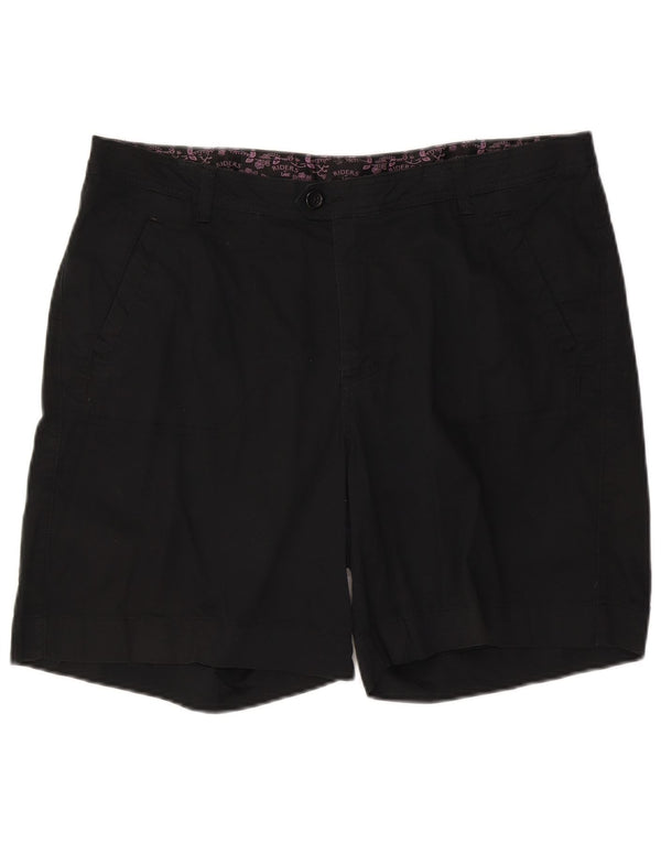 Lee Женские шорты чинос с высокой талией США 18 2XL W38 Черный хлопок