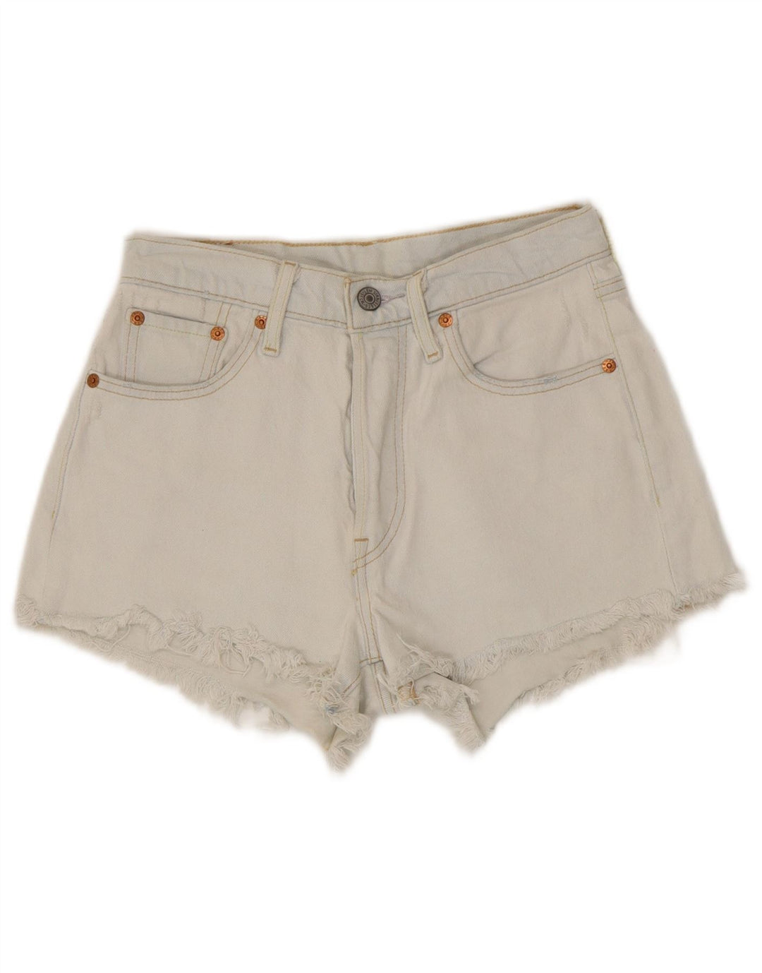Женские джинсовые шорты Levi's 501 W25 XS, синие, хлопок