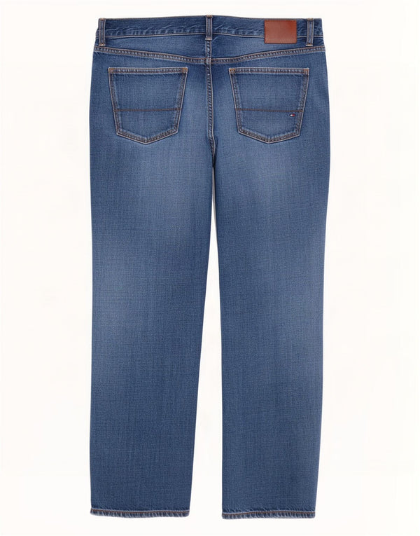 Мужские прямые джинсы Tommy Hilfiger W34 L31 синие, хлопок