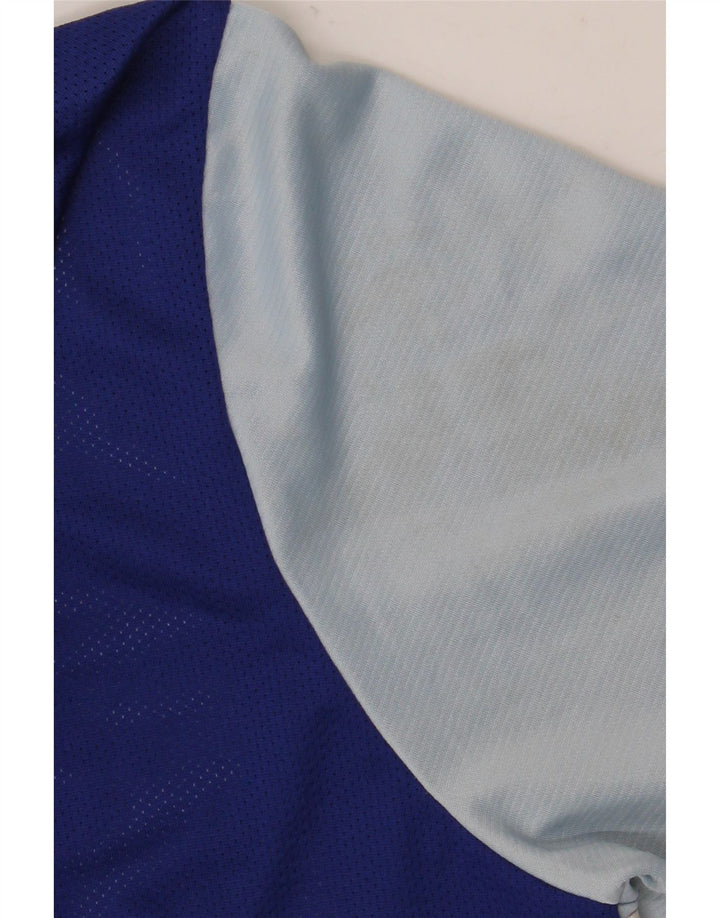 Мужская футболка Nike Dri Fit Top XL, синяя, полиэстер с цветными блоками