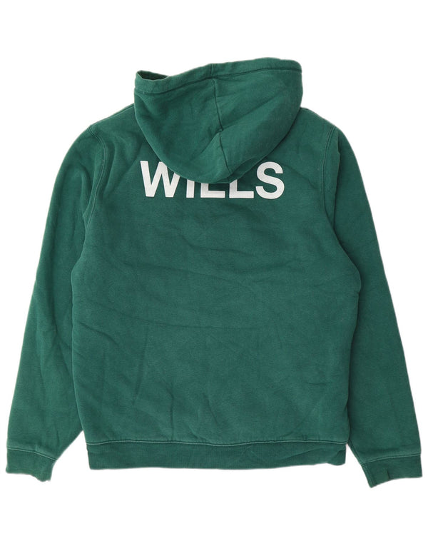 Мужской джемпер с капюшоном из шерпа с рисунком Jack Wills, зеленый хлопок, XL