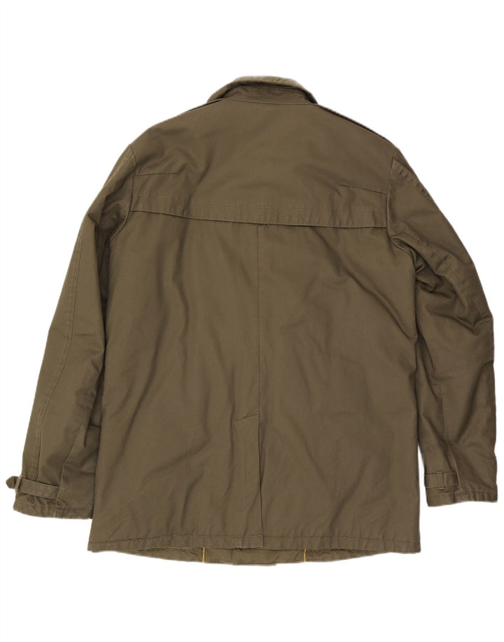 Мужская куртка Sisley в стиле милитари UK 42 XL, цвет хаки, полиэстер