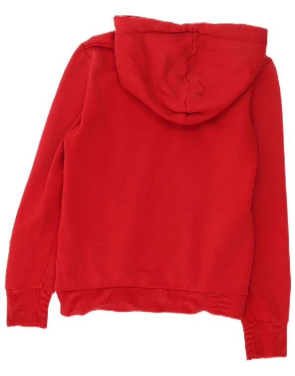 Женский джемпер с капюшоном Superdry UK 10, маленький красный с цветными блоками