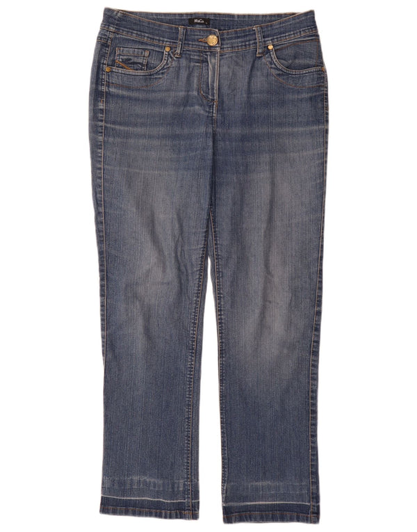 Женские прямые джинсы M&Co UK 12 Medium W32 L30 Синие