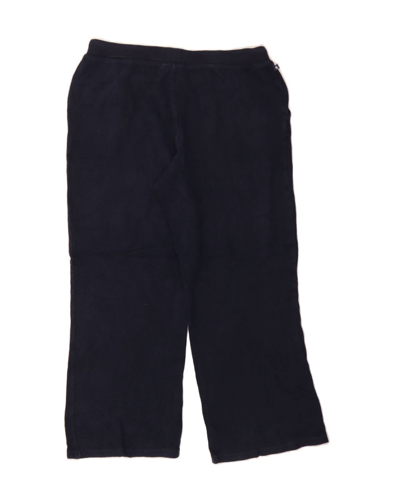 RALPH LAUREN Womens Tracksuit Trousers UK 14 Medium  Navy Blue Cotton Vintage Ralph Lauren and Second-Hand Ralph Lauren from Messina Hembry 