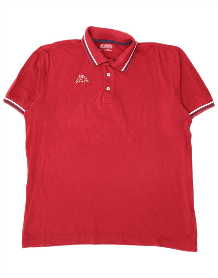 Рубашка Поло Мужская Kappa 2XL Красная