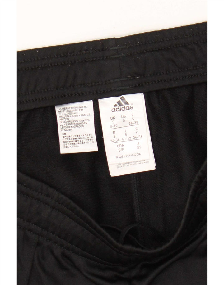 Женские спортивные брюки Adidas UK 8/10, маленький черный полиэстер