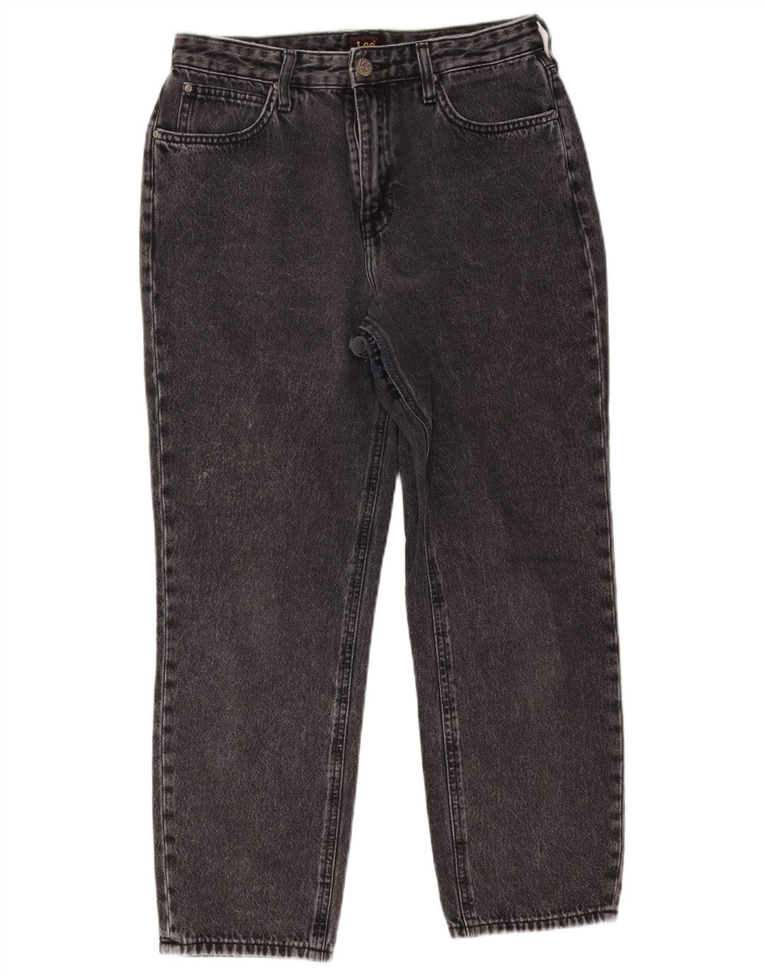 Женские укороченные джинсы Lee Carol W28 L25 Серые хлопковые
