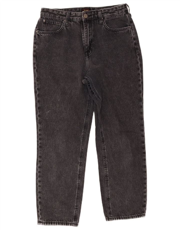 Женские укороченные джинсы Lee Carol W28 L25 Серые хлопковые