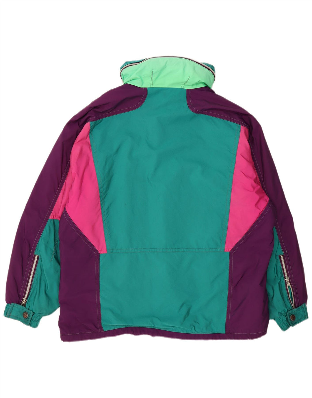 Мужская лыжная куртка Colmar Oversized с рисунком IT 56 XL зеленая с цветными блоками