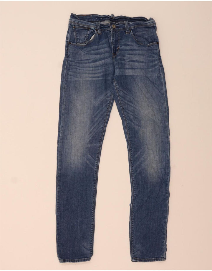 Женские джинсы скинни Levi's W28 L30 синие, хлопок
