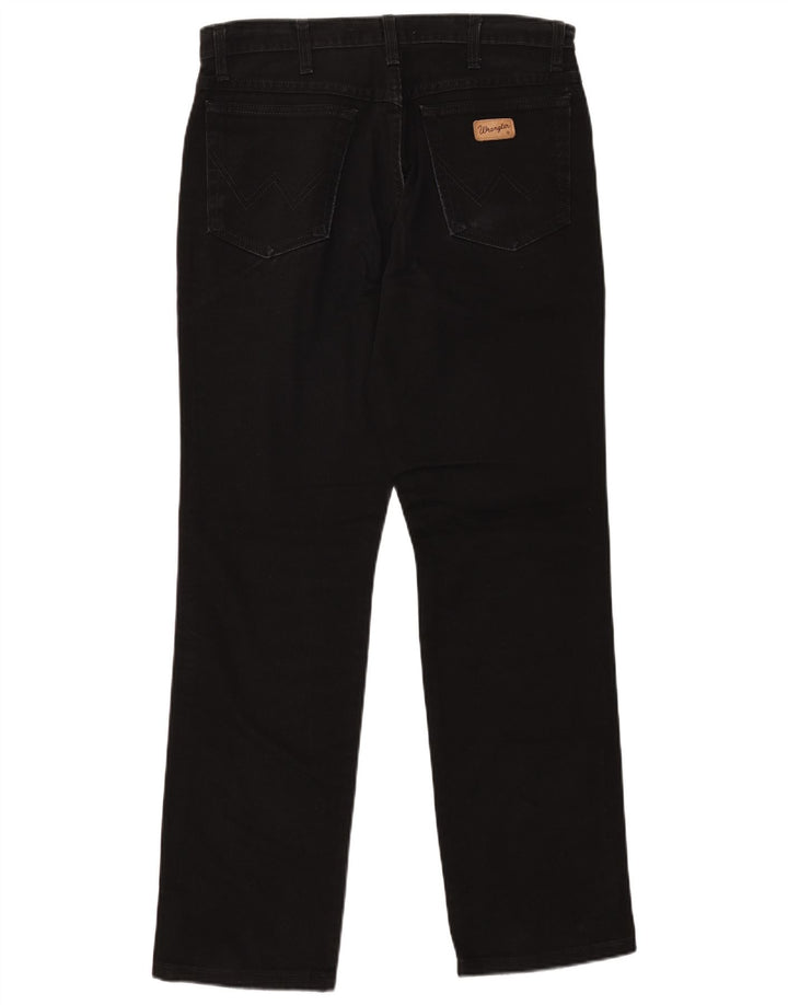 Мужские прямые джинсы Wrangler Texas W33 L32, черный хлопок
