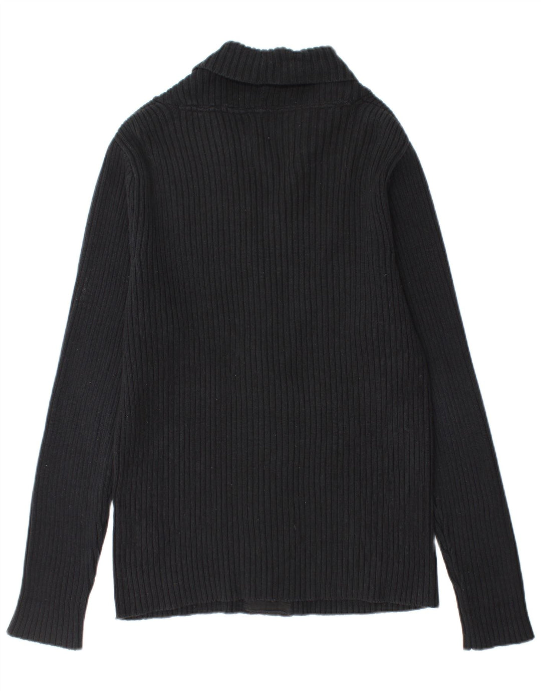Мужской кардиган Jack & Jones, большой черный хлопковый свитер