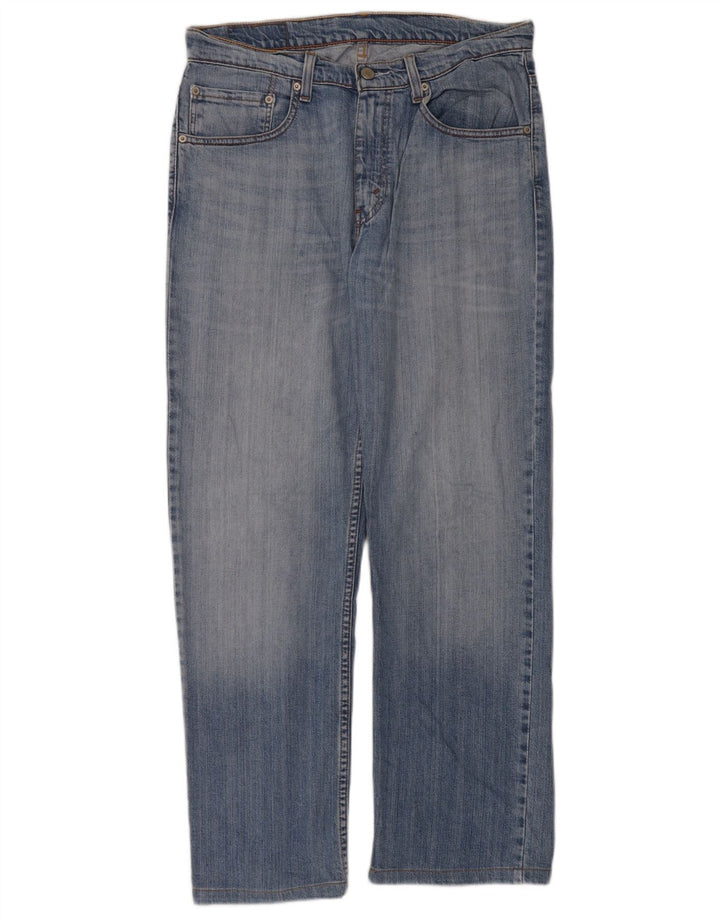 Мужские прямые джинсы Levi's 752 W32 L30 синие, хлопок