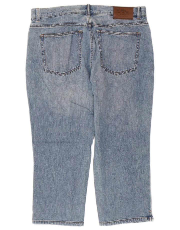 Женские джинсы-капри Ralph Lauren, США 8, средние, W32 L21, синие, хлопок