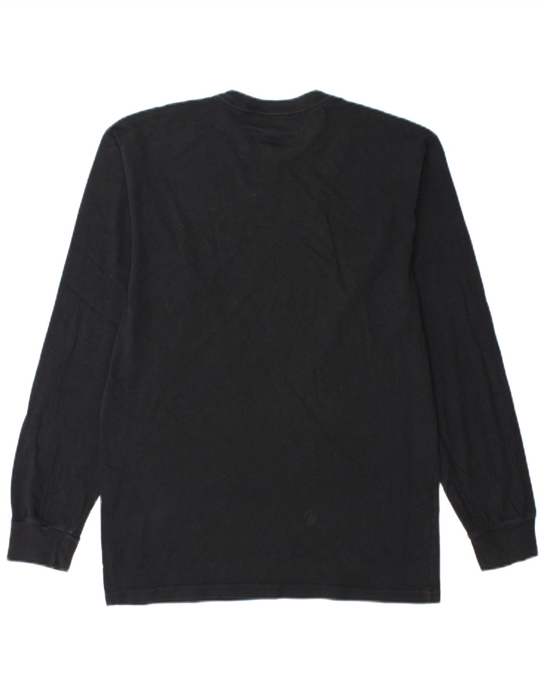 Мужской топ VANS классического кроя с рисунком и длинными рукавами, средний черный хлопок