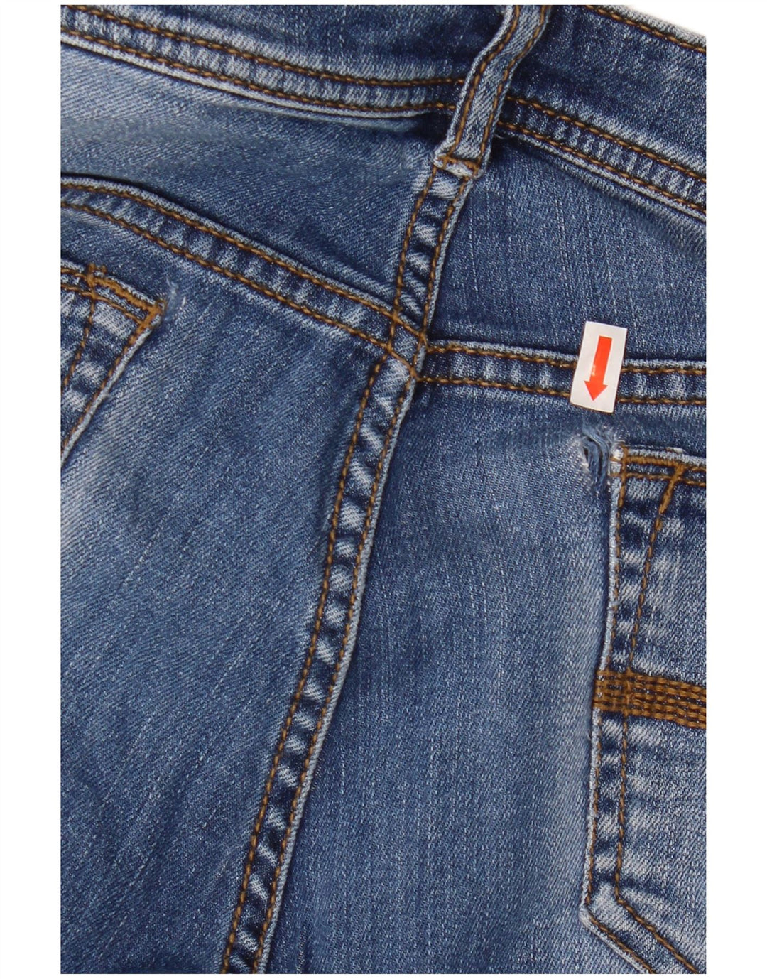 Женские джинсы-капри FAT FACE UK 14, большие W32 L23, синие